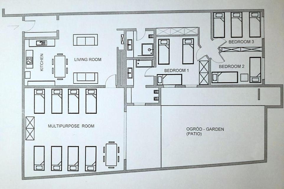 Apartment With Garden In City Center Краков Экстерьер фото
